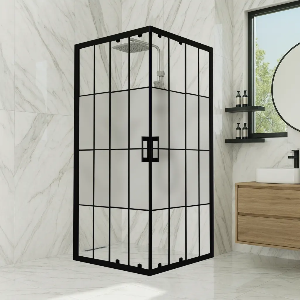 Astro Cube - Black | AOC-B siyah-karolajli-dusakabin-astro-serisi-galaxy-banyo