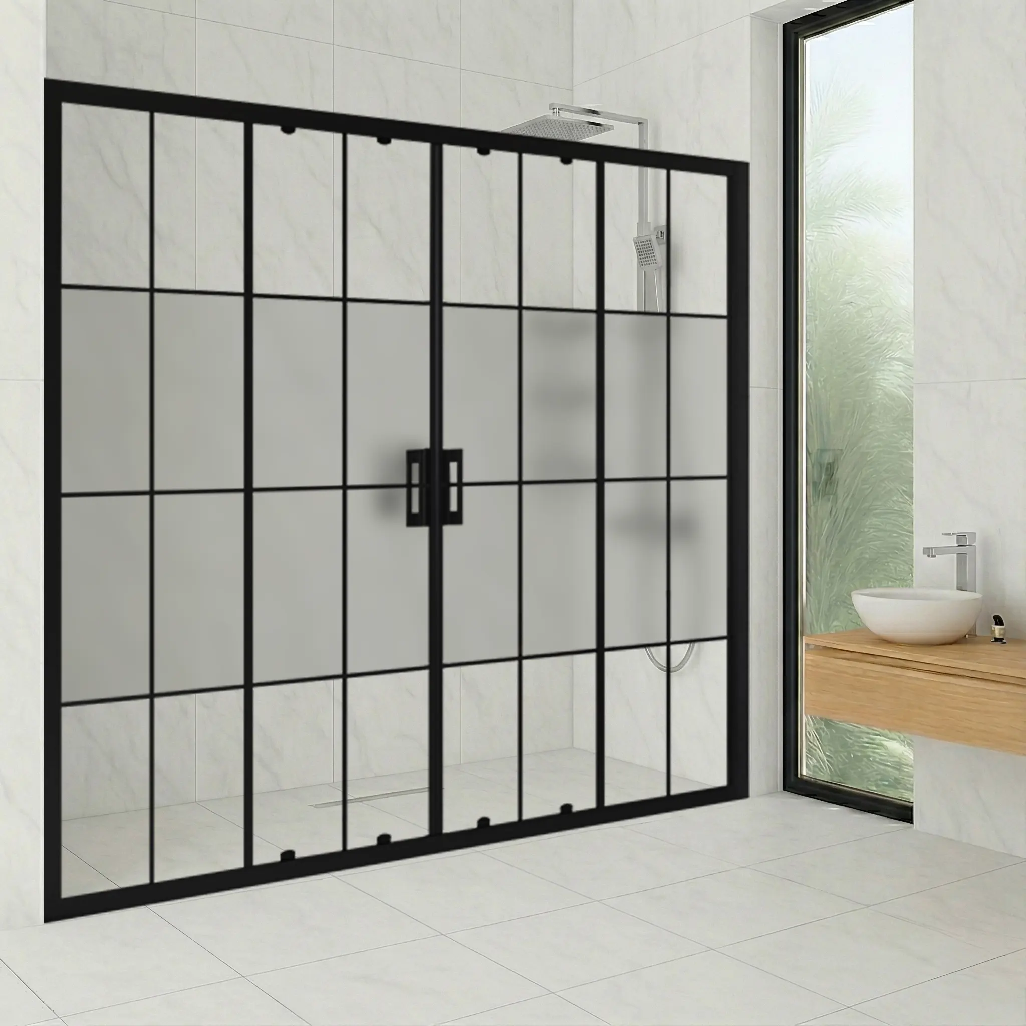 Astro Portal - Black | AOP-B siyah-karolajli-dusakabin-astro-serisi-galaxy-banyo