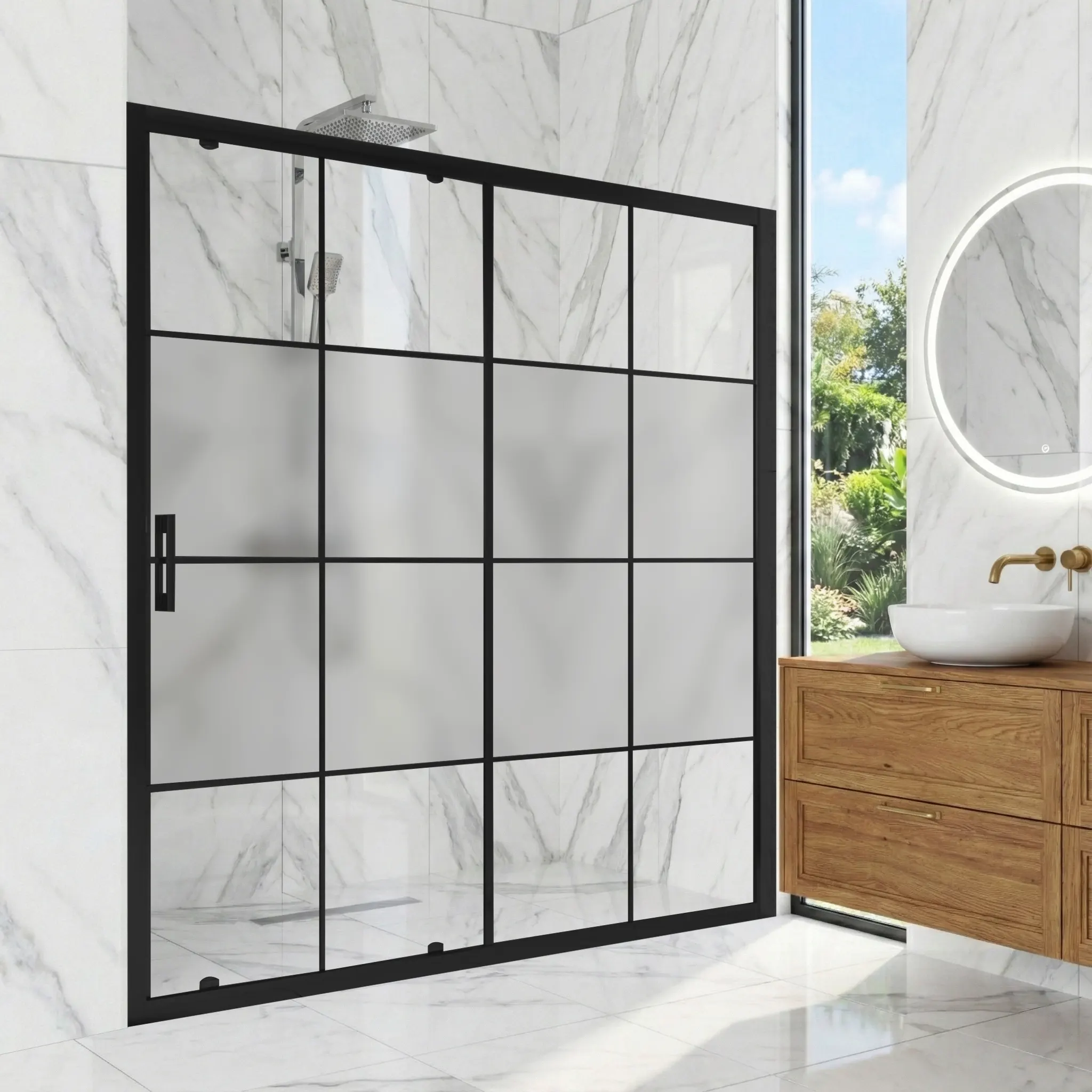 Astro Solo - Black | AOS-B siyah-karolajli-dusakabin-astro-serisi-galaxy-banyo