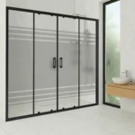 Ürünler alüminyum profil duvararası desenli duşakabin