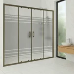 Ürünler alüminyum profil duvararası desenli duşakabin