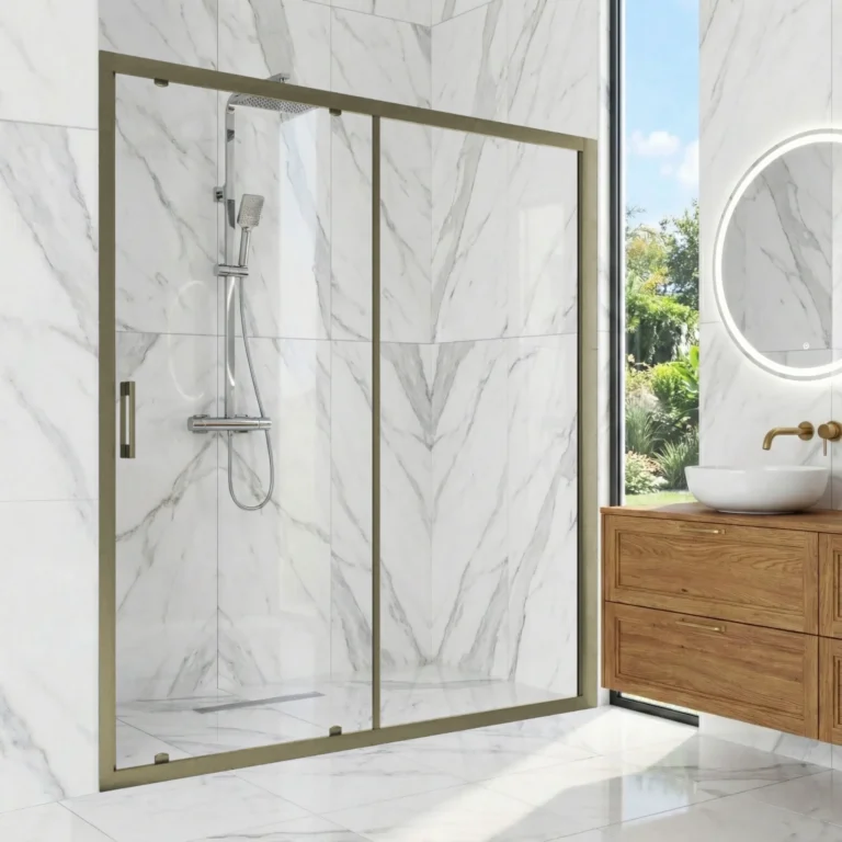 Ürünler alüminyum profil duvararası desenli duşakabin